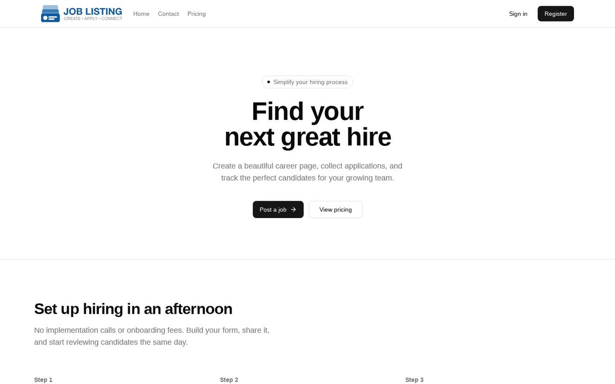 Introducing JobListing.app